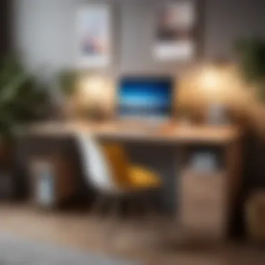 Optimized Organization: Small Desk, Big Storage Smart storage solutions for a small bedroom desk