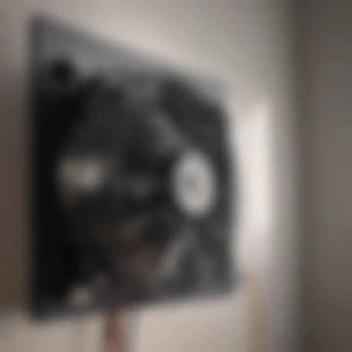 Illustration of electrical connections for fan light combo