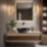 Sophisticated Design of 20-Inch Bathroom Vanity with Vessel Sink Elegantly designed 20-inch bathroom vanity with vessel sink