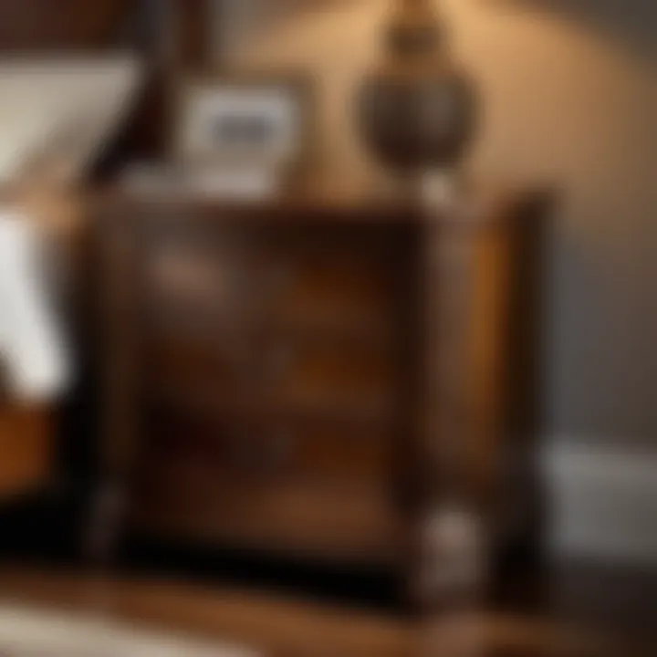 Timeless Broyhill Nightstand with Intricate Details