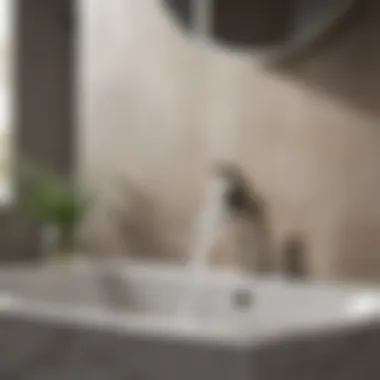 Elevating Bathroom Ambiance with Brushed Nickel Waterfall Faucet Brushed Nickel Waterfall Bathroom Sink Faucet Enhancing Bathroom Ambiance