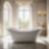 Elegantly Curved French Bathtub