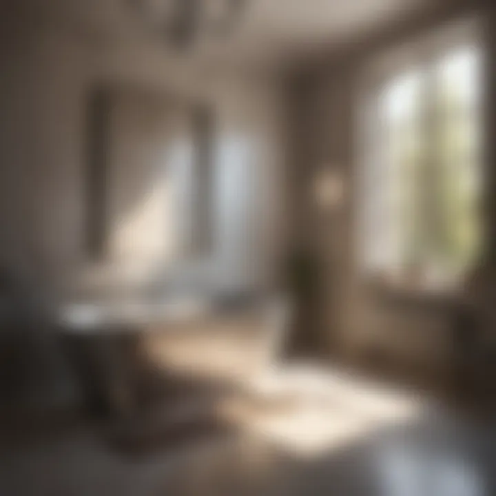 Ambient Glow of a Galvanised Bath Tub Elegant galvanised bath tub under soft ambient lighting