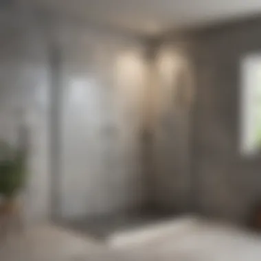 Glass Panel Walk-In Shower