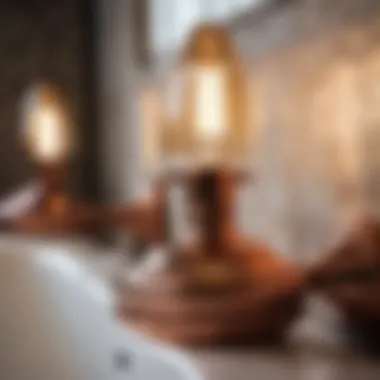 Copper Elegance Fixture Timeless Copper Fixtures in Heritage Bathroom