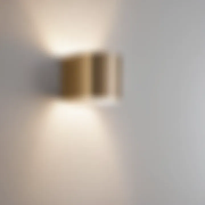 Sleek Simplicity of LED Illumination Minimalist LED Wall Lamp