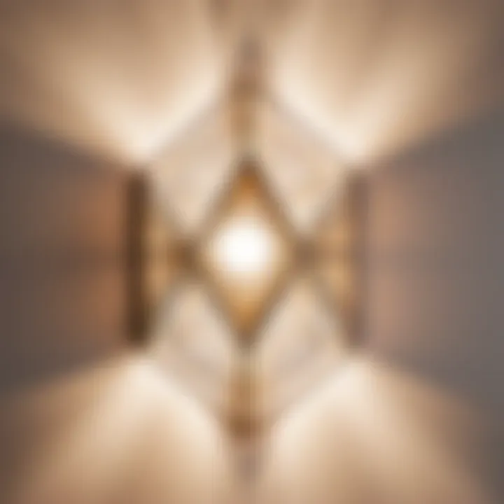 Geometric Symmetry in Modern Lighting Modern Geometric Wall Sconce