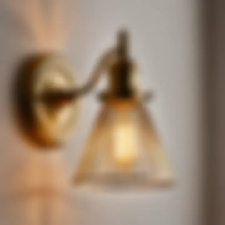 Timeless Charm of Vintage Brass Lighting Vintage Brass Wall Fixture