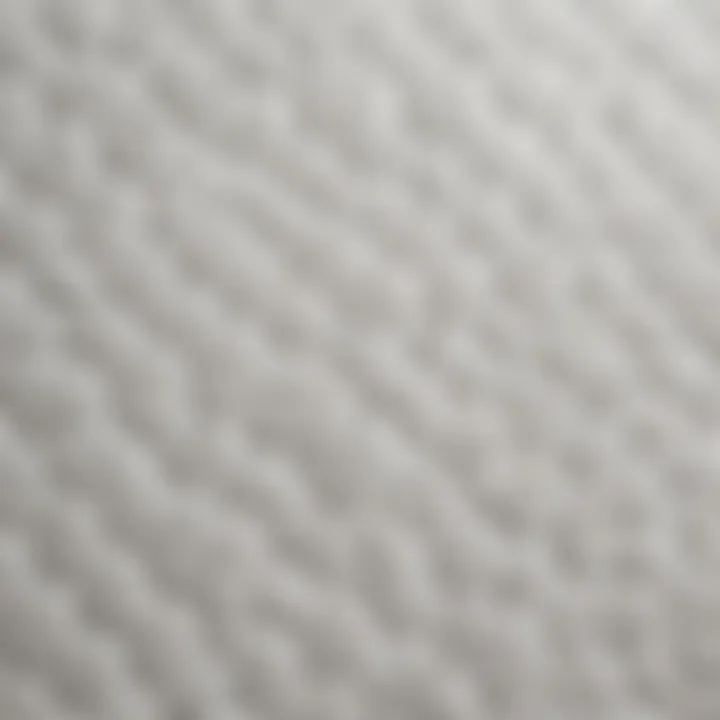 High-Quality Texture White Bath Mat Close-up of high-quality white bathroom mat texture