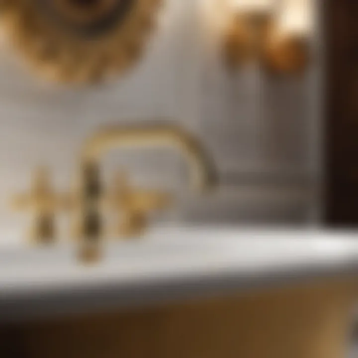 Gold-infused Elegance of Liberty Bath Hardware Exquisite Liberty Bath Hardware in Gold