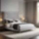 Elegant Light Grey Bed Frame