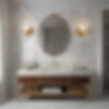 Sophisticated Marble Vanity