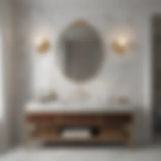 Sophisticated Marble Vanity