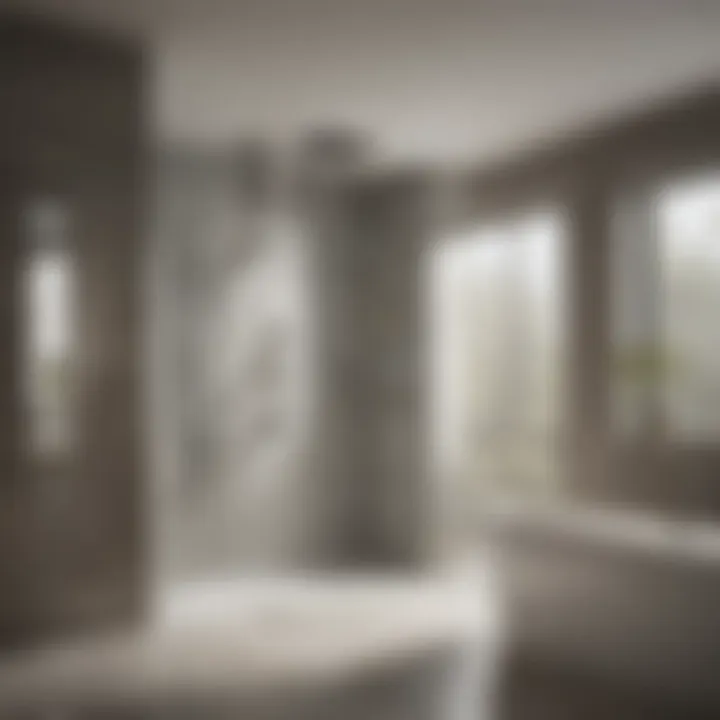 Sleek Design of Moen Bath Shower System Elegant Moen Bath Shower System in Modern Setting