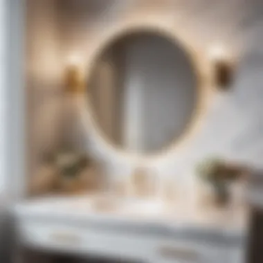 Luxurious Marble Countertop Vanity Elegant Vanity with Marble Countertop