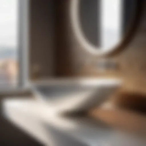 Reflecting Elegance: Sleek and Modern Vessel Sink