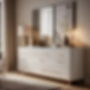 Efficient Storage Solutions for Bedrooms Organized interior of a spacious long low bedroom dresser with multiple drawers