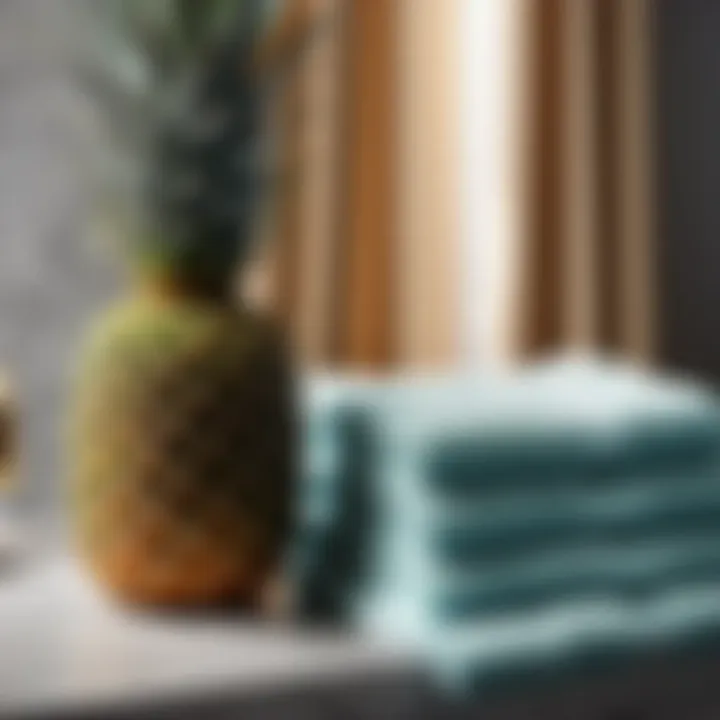 Luxurious Pineapple Towel Set Pineapple Towel Set