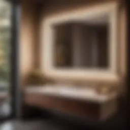 Reflection of elegance in vanity design