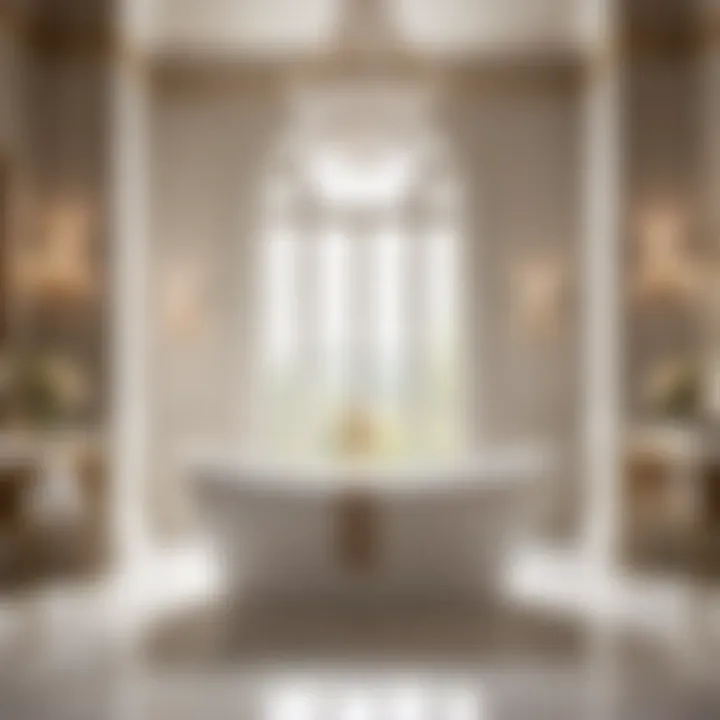 Chic Studio Bathe Bath Furnishings Radiating Sophistication