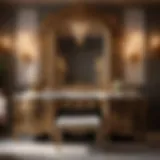 Luxurious Studio Bathe Vanity in Opulent Setting