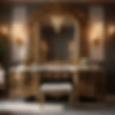 Luxurious Studio Bathe Vanity in Opulent Setting