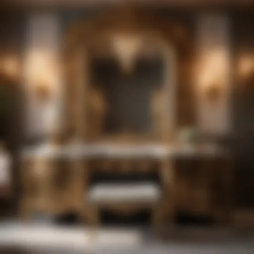 Luxurious Studio Bathe Vanity in Opulent Setting