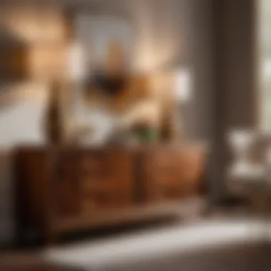 Luxurious Wood Finish on Dresser and Nightstands Luxurious Wood Finish on Dresser and Nightstands