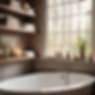 Elegant Bath Bookshelf Maintenance