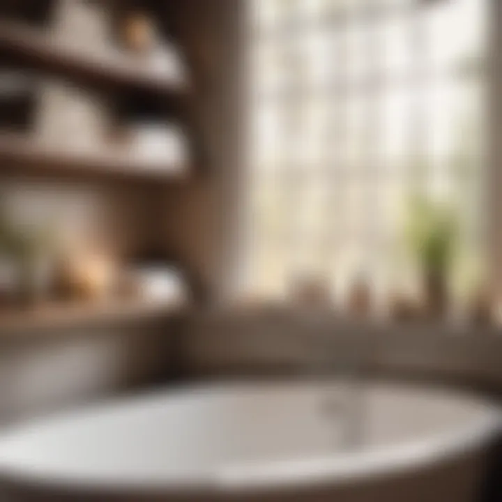 Elegant Bath Bookshelf Maintenance