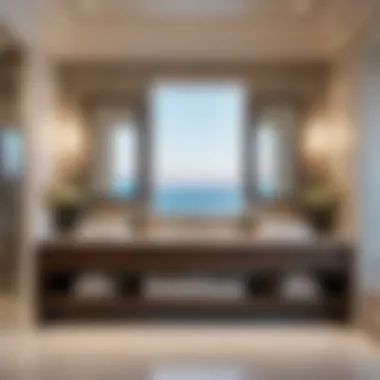 Luxurious Bath Vanity in San Diego Elegant bath vanity in luxurious San Diego residence