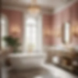 Elegant Bathroom Design with Anti-Mold Paint