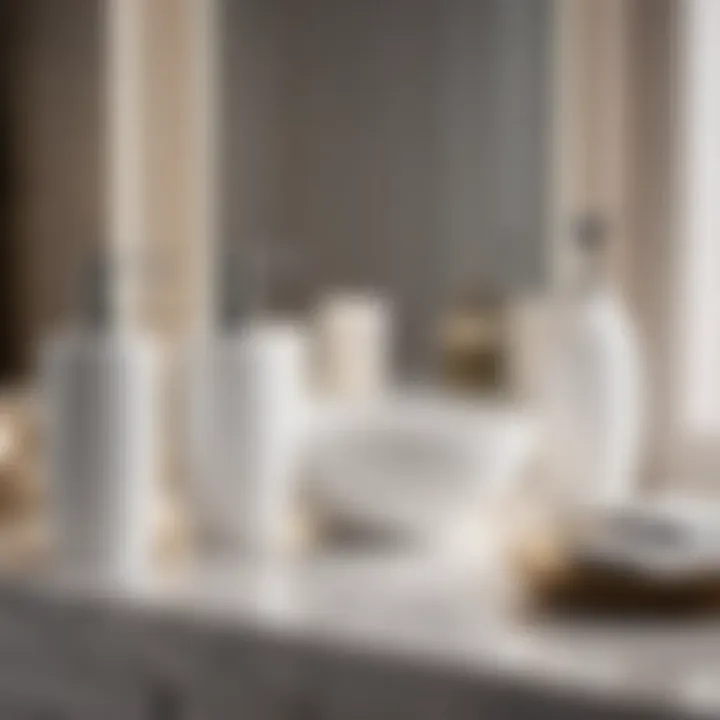 Timeless White Porcelain Bathroom Set Elegant White Porcelain Bathroom Accessories Set