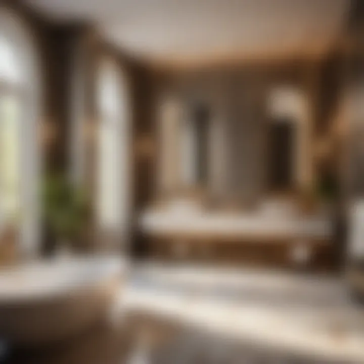 Elegant bathroom retiling design