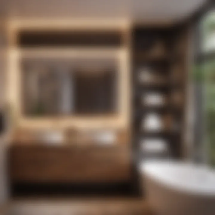 Elegant Bathroom Storage Solution