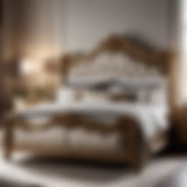 Masterful Craftsmanship in Bed Frame Design Elegant Bed Frame with Intricate Details