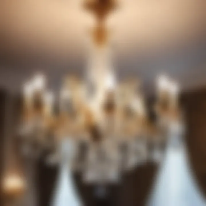 Elegant Crystal Chandelier Lighting Crystal Chandelier Illuminating Luxurious Bedroom