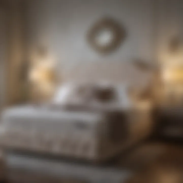 Elegant Bedroom Decor with Merged Twin Mattresses Elegant bedroom decor with merged twin mattresses