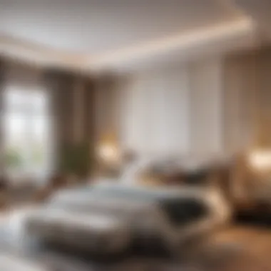 Luxurious Bedroom Transformation Elegant bedroom design with plush bedding