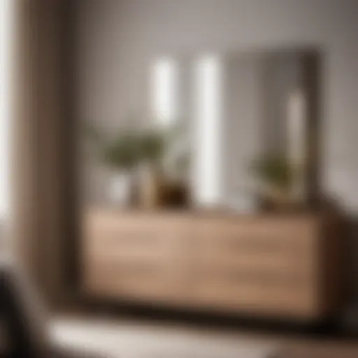 Elegant 2-Piece Bedroom Dresser Set - Minimalist Design