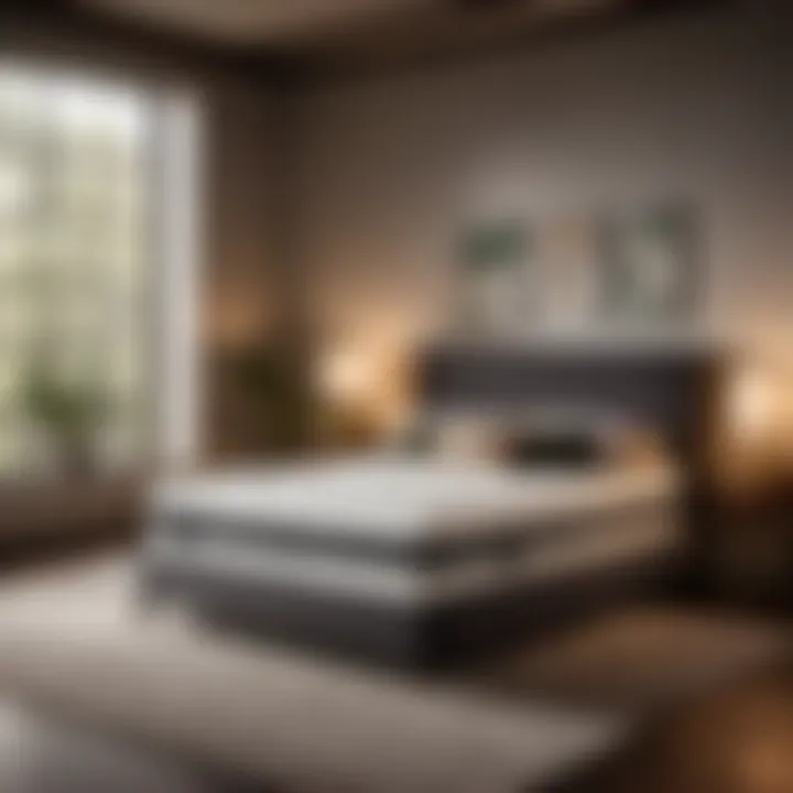 Elegance Meets Comfort with Memory Foam Mattress Luxurious Memory Foam Queen Mattress in Elegant Bedroom Setting