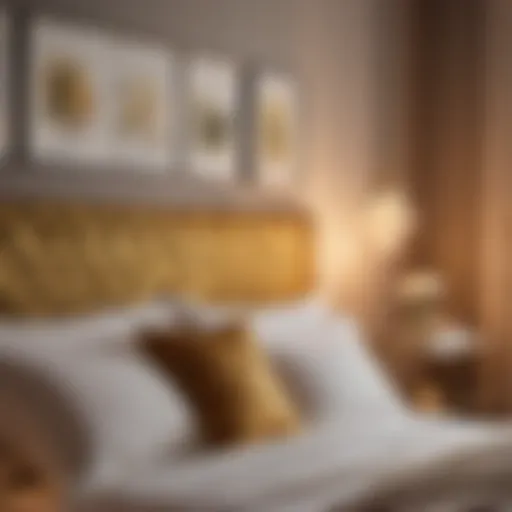 Elegant bedroom sconces in a modern setting