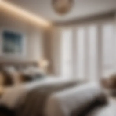 Elegant Bedroom Design with White Shutter Doors Elegant bedroom with white shutter doors