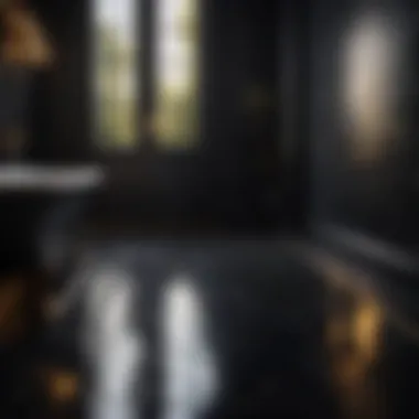 Elegant Black Hexagonal Floor Tiles Elegant Black Hexagonal Floor Tiles