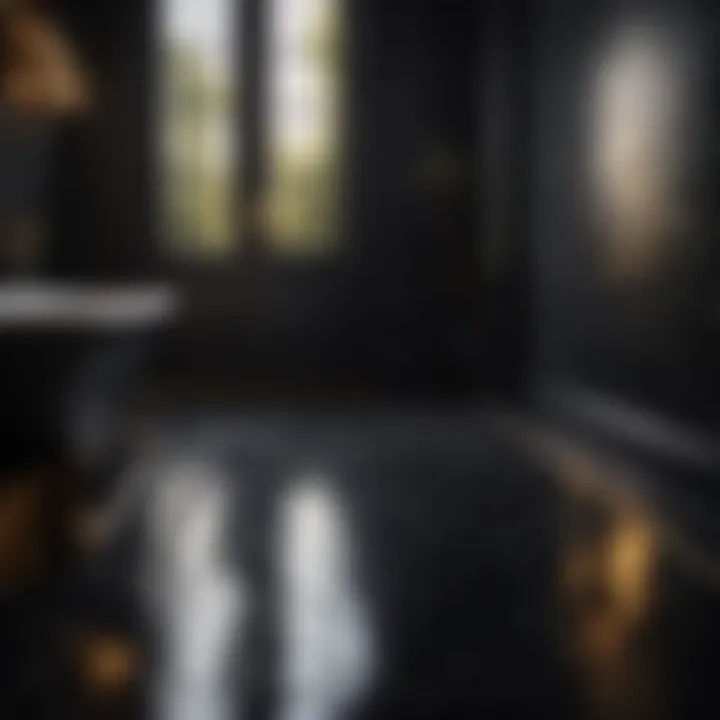 Elegant Black Hexagonal Floor Tiles Elegant Black Hexagonal Floor Tiles