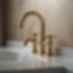 Elegant Brass Luxury Bathroom Faucet