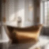 Elegant Bronze Bathtub