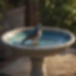 Elegant Ceramic Style Selections Bird Bath