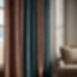 Elegant Coastal Fabric Curtain