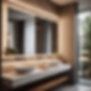 Elegance Redefined Elegant Contemporary Bathroom Mirror Storage